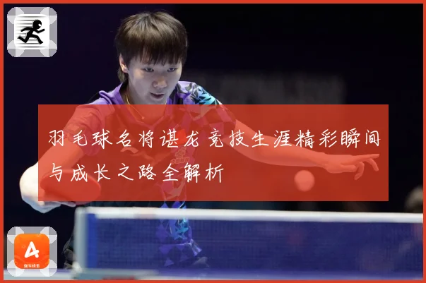 羽毛球名将谌龙竞技生涯精彩瞬间与成长之路全解析